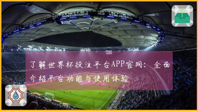 了解世界杯投注平台APP官网：全面介绍平台功能与使用体验